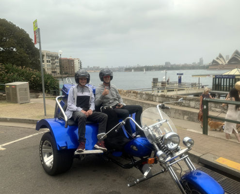 Christmas present trike tour Sydney