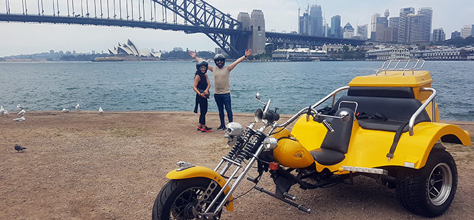 Sydney Harbour Bridge trike tour