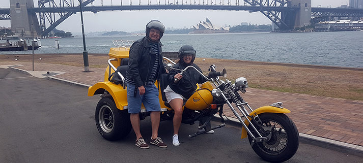 trike tour around Sydney Harbour, Australia