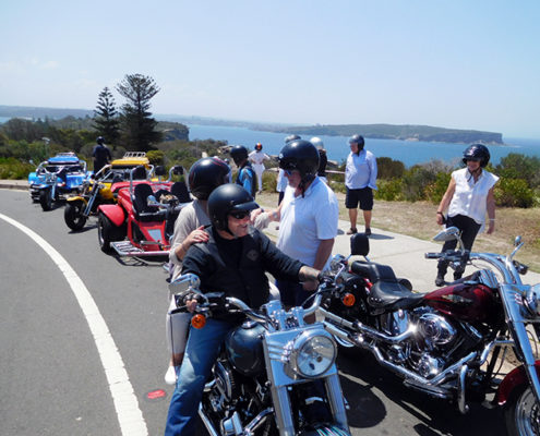 Harley and trike Sydney tour