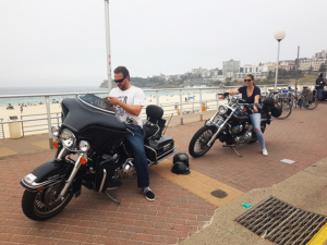 Bondi Beach Harley tour, Sydney