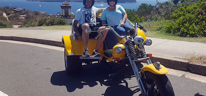 Eastern Panorama trike ride, Sydney