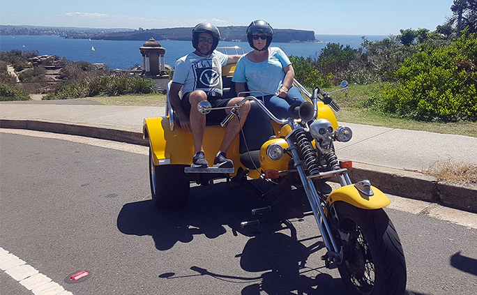 Eastern Panorama trike ride, Sydney