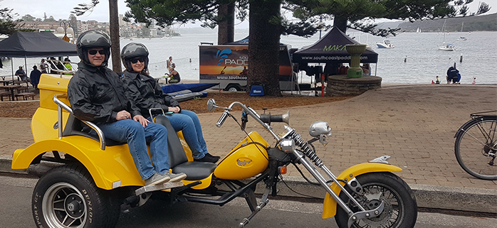 North Shore Skimmer trike tour, Sydney