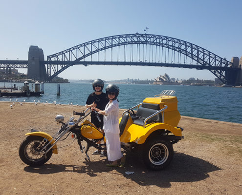 trike tour around Sydney Harbour, Australia