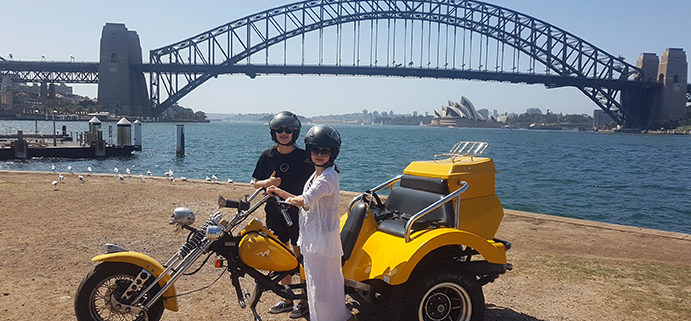 trike tour around Sydney Harbour, Australia