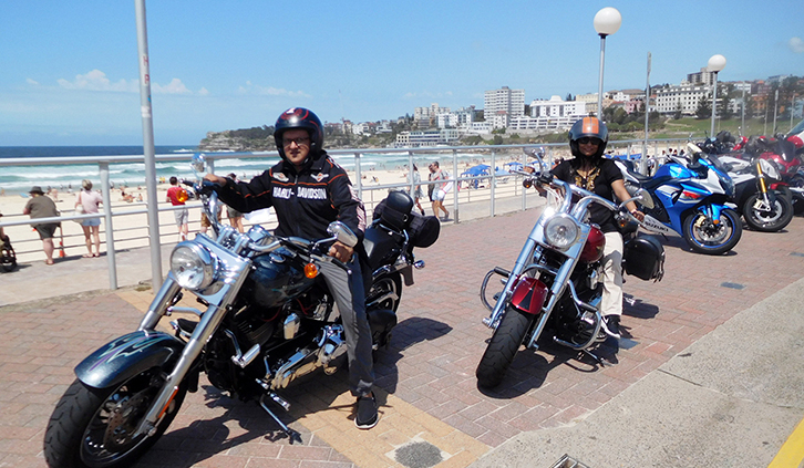 Harley tour Eastern suburbs, Sydney