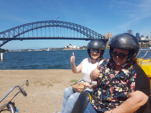 the 3 Bridge trike tour, Sydney