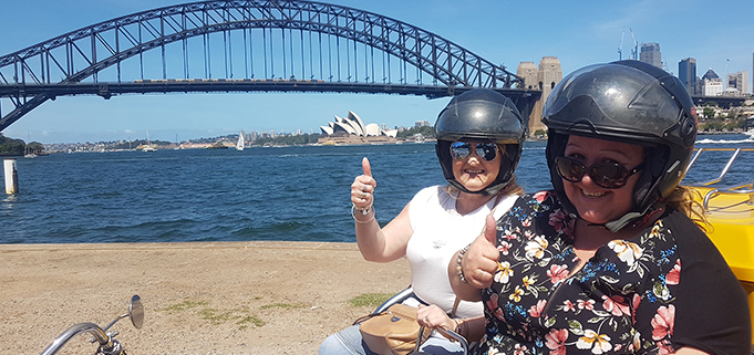 the 3 Bridge trike tour, Sydney