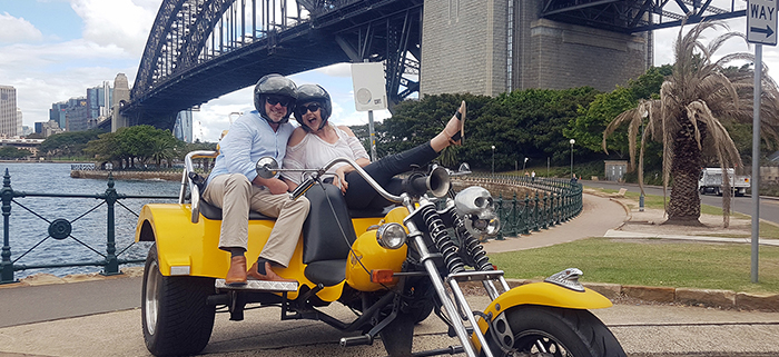 surprise anniversary trike transfer, Sydney