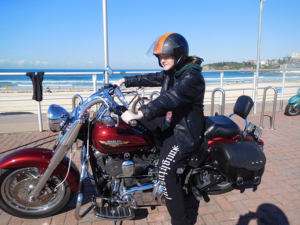 surprise 18th Harley ride, Sydney