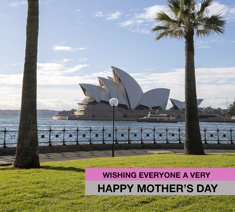 Happy Mother's Day from near the Sydney Opera House