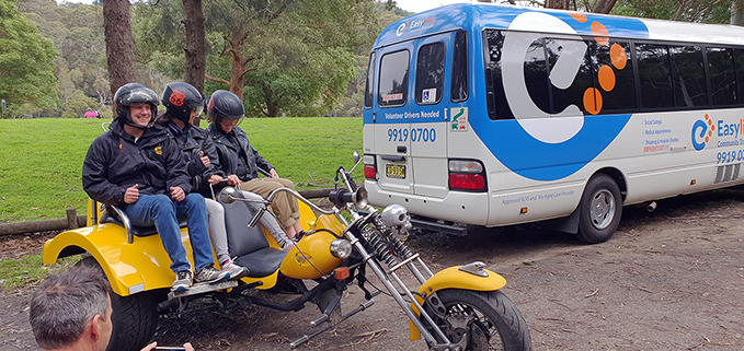 Short trike rides for disability, Sydney