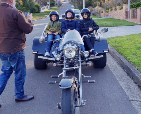 Surprise 11th birthday trike ride, Sydney