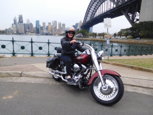 Harley tour in Sydney, Australia