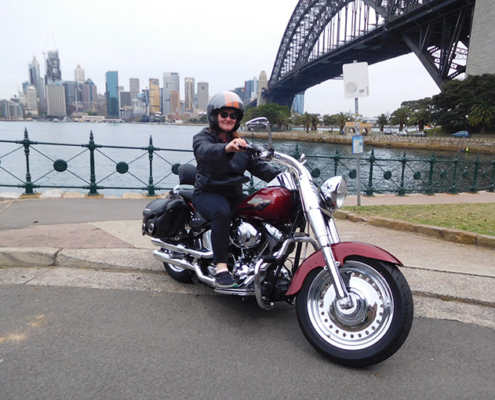 Harley tour in Sydney, Australia