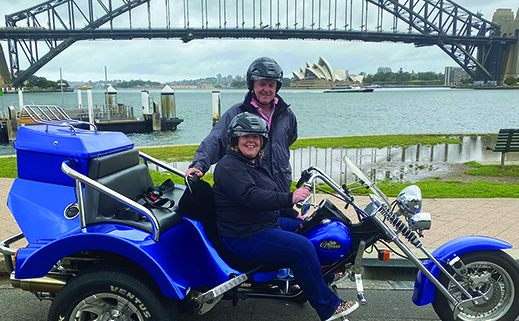 North Shore Skimmer trike tour transfer, Sydney