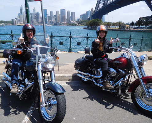 16th birthday Harley tour, Sydney Australia