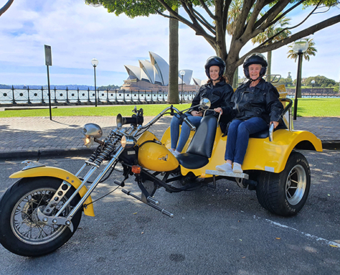 A 70th birthday Harley trike tour, Sydney Asutralia