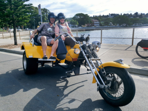 surprise 60th trike tour, Sydney Australia