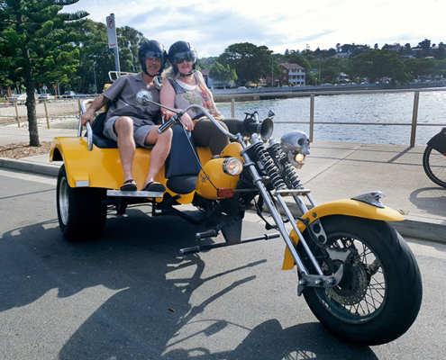 surprise 60th trike tour, Sydney Australia