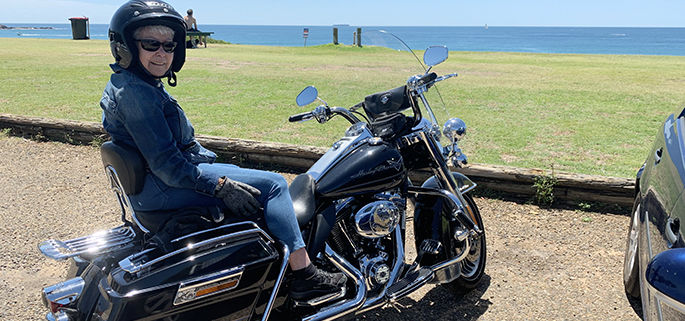 Surprise 70th birthday Harley tour, Sydney Australia