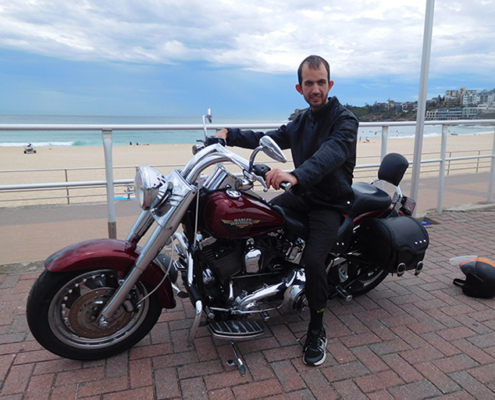 Eastern Panorama Harley ride, Sydney Australia