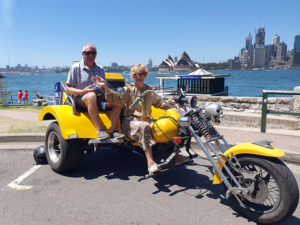 A last minute Sydney Harbour Bridge trike tour.