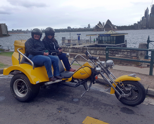 A 3 Bridges trike tour, Sydney Australia