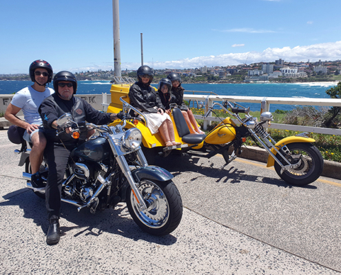 Harley and trike tour, Sydney Australia