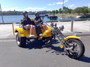 post lockdown trike tour, Sydney Australia