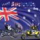 Harley and trike tours - Australia Day Celebrations, Sydney Australia