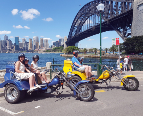 trike tour Christmas presents, Sydney Australia
