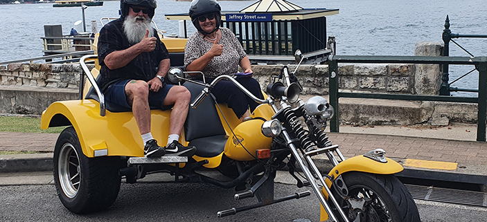 3Bridges trike tour surprise, Sydney Australia