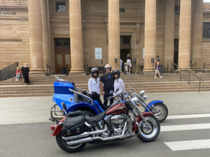 A Harley and trike tour, Sydney Australia
