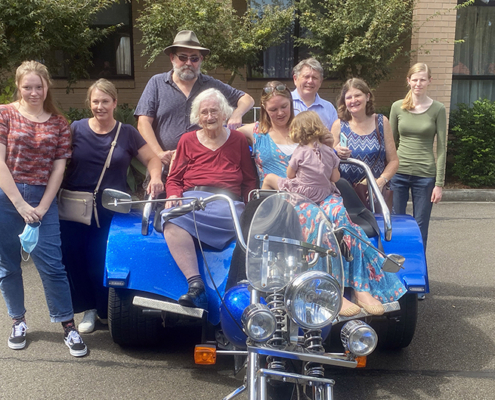89 years young and wanting to do a trike ride. Sydney Australia