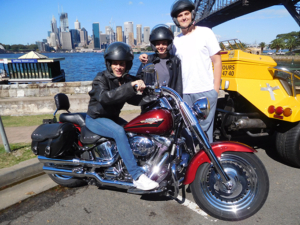 Harley and trike tour in Sydney, Australia