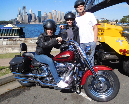 Harley and trike tour in Sydney, Australia