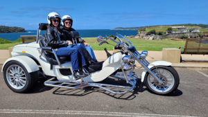 wife's surprise birthday present. A trike tour around Sydney Australia.