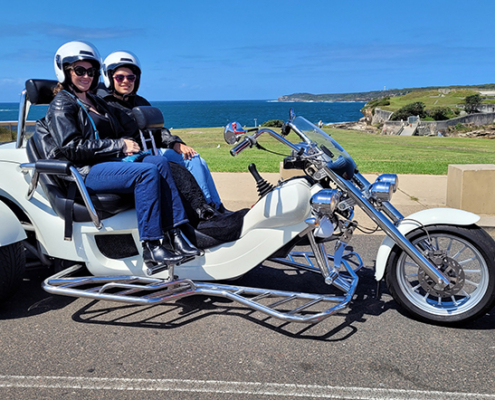 wife's surprise birthday present. A trike tour around Sydney Australia.