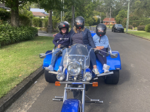 Harley birthday surprise trike tour. Sydney Australia