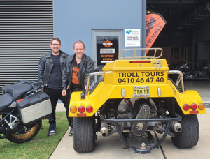 A trike tour to Harley shop, Sydney Australia