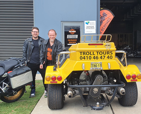 A trike tour to Harley shop, Sydney Australia