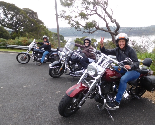 50th birthday Harley ride, North Beaches Sydney