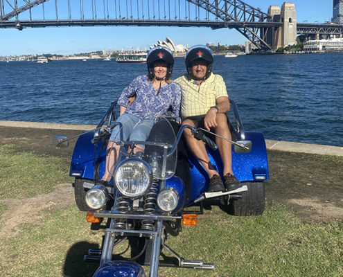 Surprise 3 bridges trike tour. Sydney Australia