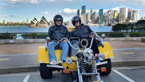 The 3 Bridges trike tour in Sydney Australia.