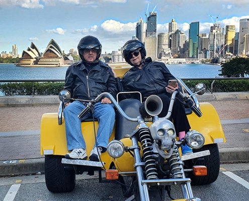 The 3 Bridges trike tour in Sydney Australia.