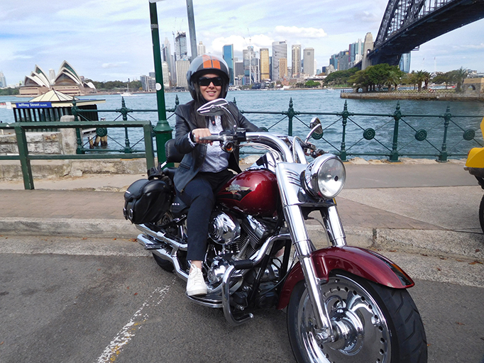 A Harley and trike ride for a birthday. They went on the 3 Bridges tour in Sydney Australia.