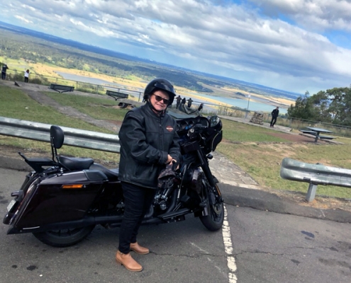 Lower Blue Mountains Harley tour. West of Sydney.
