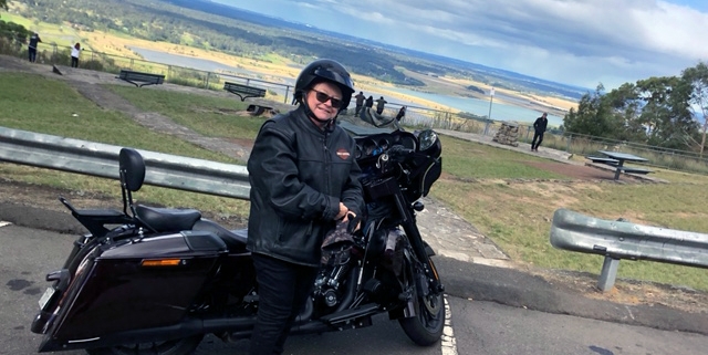 Lower Blue Mountains Harley tour. West of Sydney.